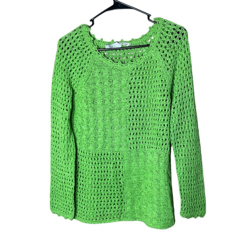 French Laundry Green Knit‎ Sweater Size M